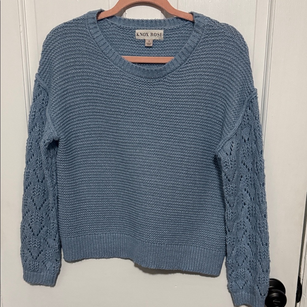 Knox Rose Blue Sweater